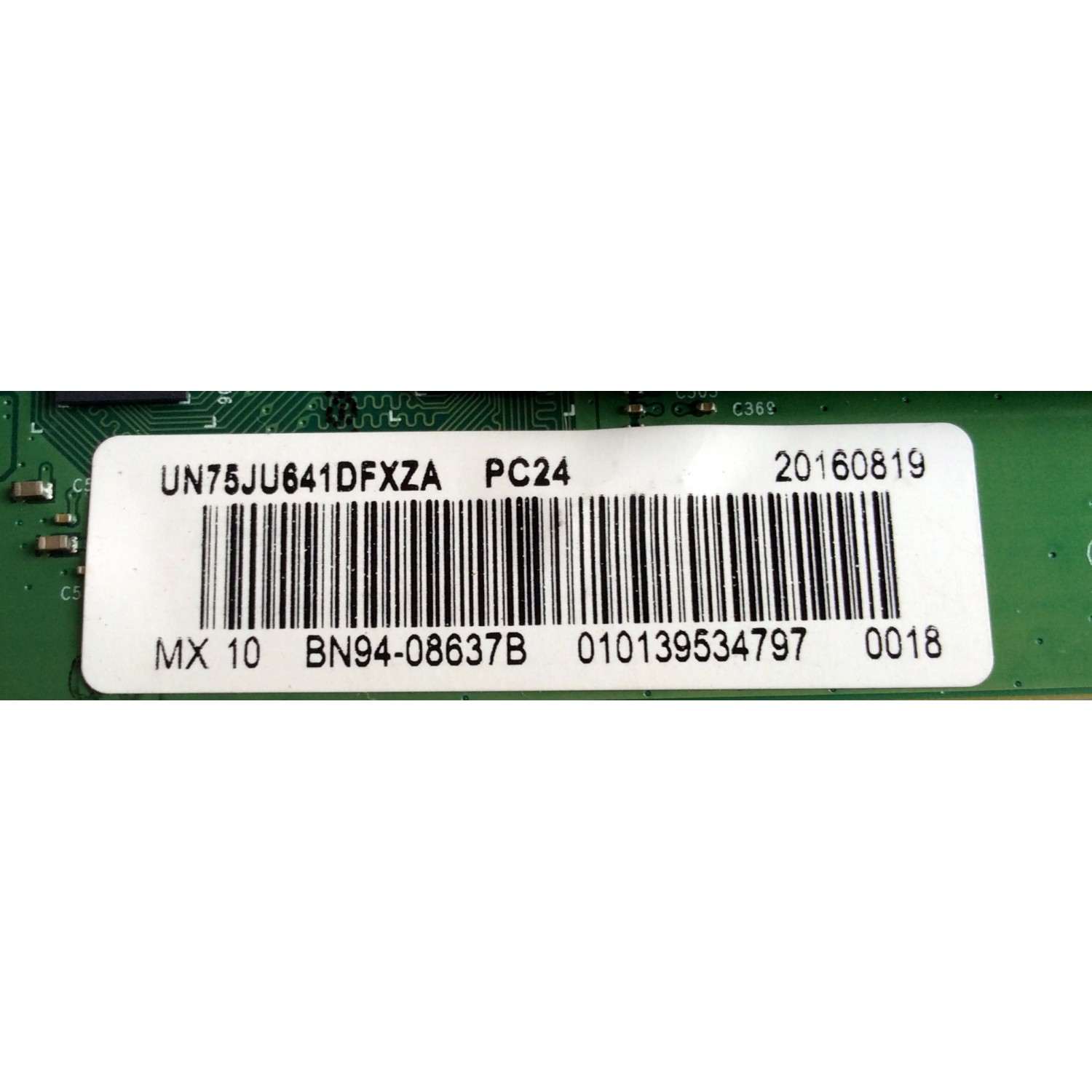T-CON PARA TV SAMSUNG BN94-08637B / BN97-10060N / BN41-02319A / SUSTITUTA BN94-08637A / PANEL CY-GJ075HGLV5H / MODELOS UN75JU650DFXZA UD02 / UN75JU650DFXZA UD04 / UN75JU641DFXZA UD04 / UN75JU641DFXZA TD03 / UN75JU641DFXZA UD02 / UN75JU6500FXZA UD04 - Imagen 2